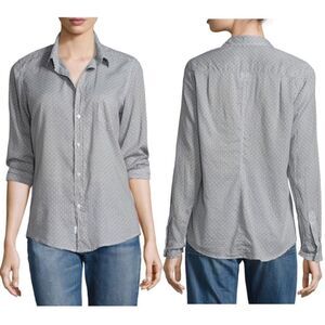 Frank & Eileen Barry Polka Dot Button Down Shirt